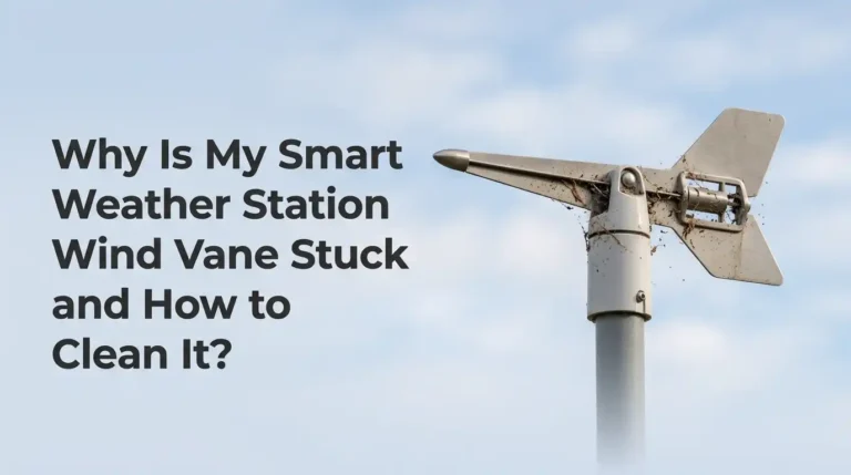 Why Is My Smart Weather Station Wind Vane Stuck and How to Clean It?