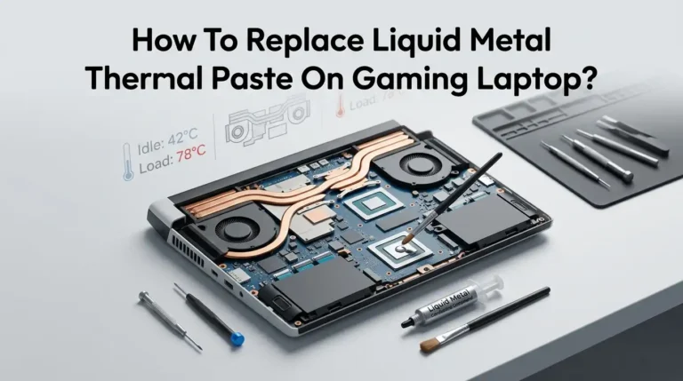 How To Replace Liquid Metal Thermal Paste On Gaming Laptop?
