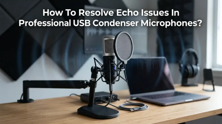 How To Resolve Echo Issues In Professional USB Condenser Microphones?