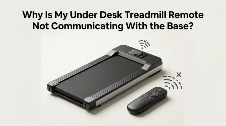 Why Is My Under Desk Treadmill Remote Not Communicating With the Base?
