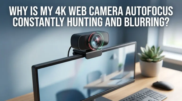 Why Is My 4K Web Camera Autofocus Constantly Hunting and Blurring?