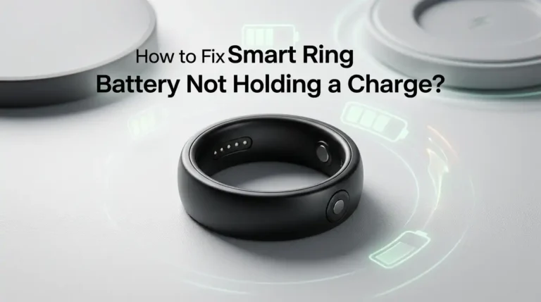 How to Fix Smart Ring Battery Not Holding a Charge?
