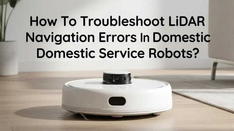 How To Troubleshoot LiDAR Navigation Errors In Domestic Service Robots?