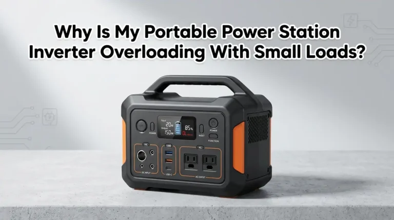 Why Is My Portable Power Station Inverter Overloading With Small Loads?