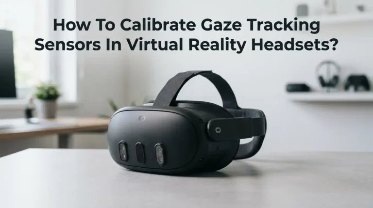 How To Calibrate Gaze Tracking Sensors In Virtual Reality Headsets?