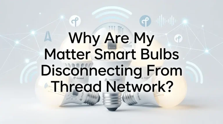 Why Are My Matter Smart Bulbs Disconnecting From Thread Network?