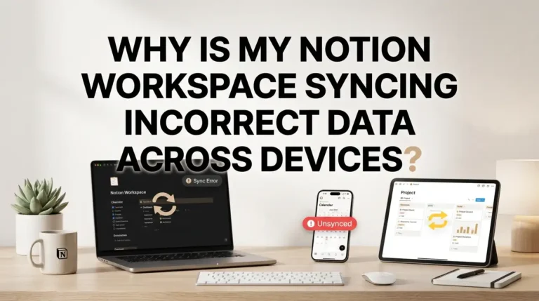 Why Is My Notion Workspace Syncing Incorrect Data Across Devices?