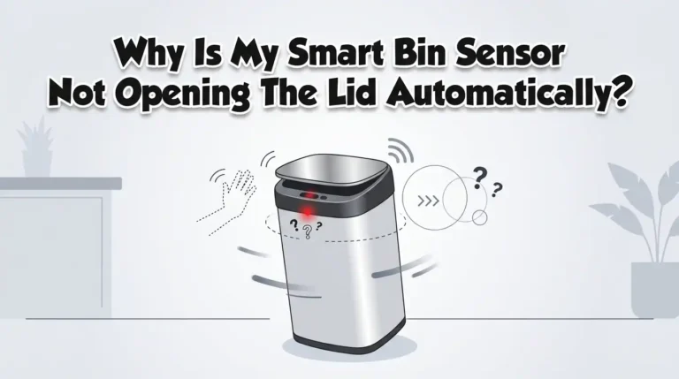Why Is My Smart Bin Sensor Not Opening The Lid Automatically?