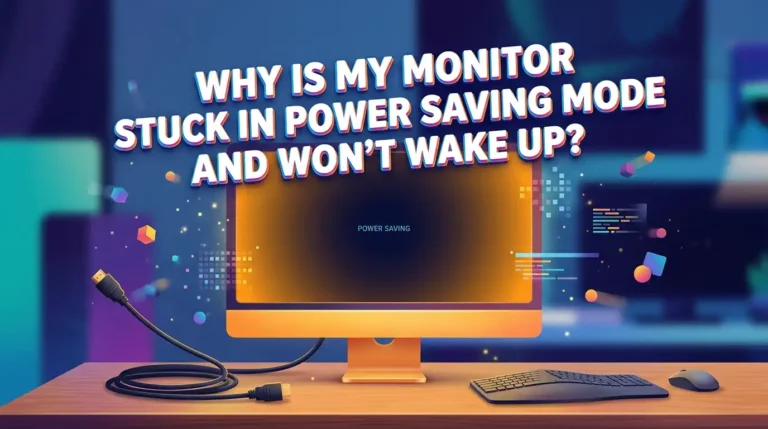 Why Is My Monitor Stuck In Power Saving Mode And Won’t Wake Up?