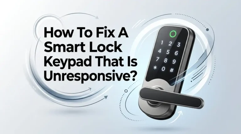 How To Fix A Smart Lock Keypad That Is Unresponsive?