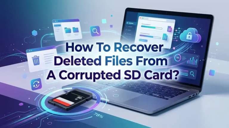How To Recover Deleted Files From A Corrupted SD Card?