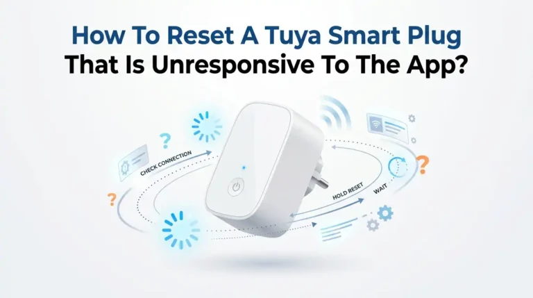 How To Reset A Tuya Smart Plug That Is Unresponsive To The App?