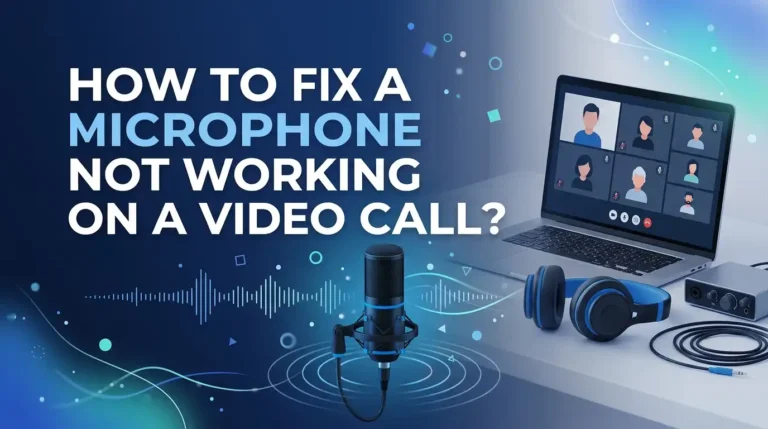 How To Fix A Microphone Not Working On A Video Call?