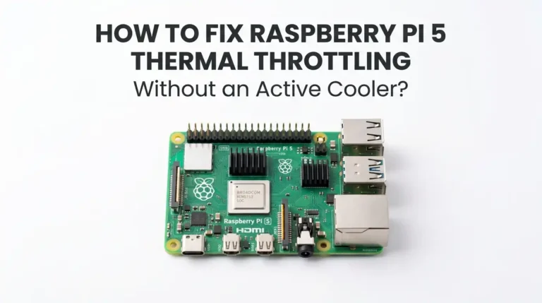 How to Fix Raspberry Pi 5 Thermal Throttling Without an Active Cooler?