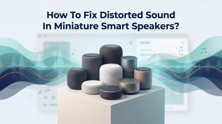 How To Fix Distorted Sound In Miniature Smart Speakers?