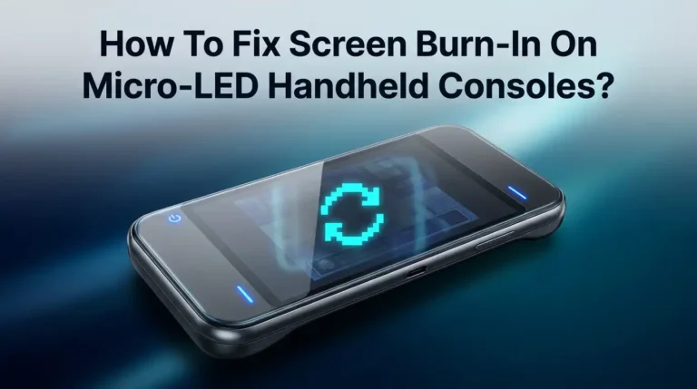 How To Fix Screen Burn-In On Micro-LED Handheld Consoles?