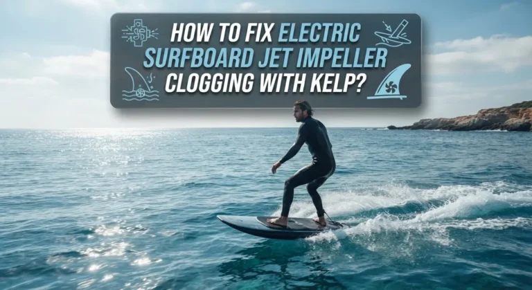 How to Fix Electric Surfboard Jet Impeller Clogging With Kelp?