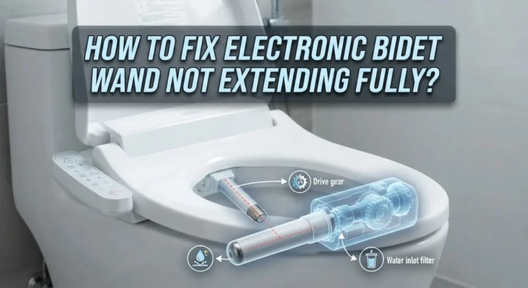 How To Fix Electronic Bidet Wand Not Extending Fully?