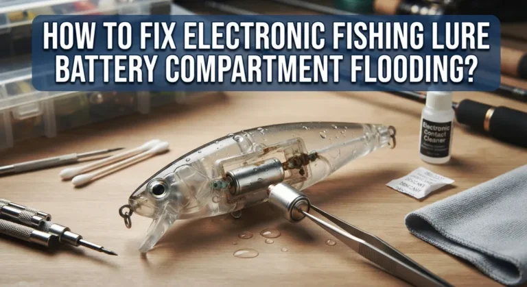 How To Fix Electronic Fishing Lure Battery Compartment Flooding?