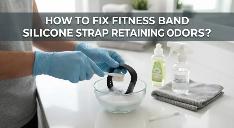 How To Fix Fitness Band Silicone Strap Retaining Odors?