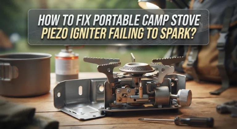 How To Fix Portable Camp Stove Piezo Igniter Failing To Spark?