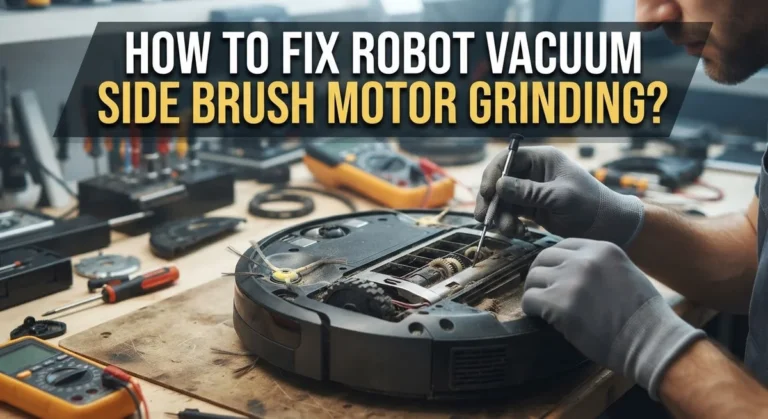 How To Fix Robot Vacuum Side Brush Motor Grinding?