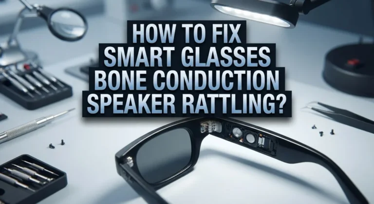 How To Fix Smart Glasses Bone Conduction Speaker Rattling?