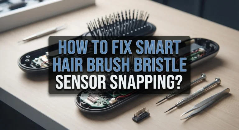 How To Fix Smart Hair Brush Bristle Sensor Snapping?