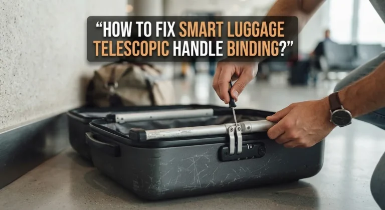 How To Fix Smart Luggage Telescopic Handle Binding?