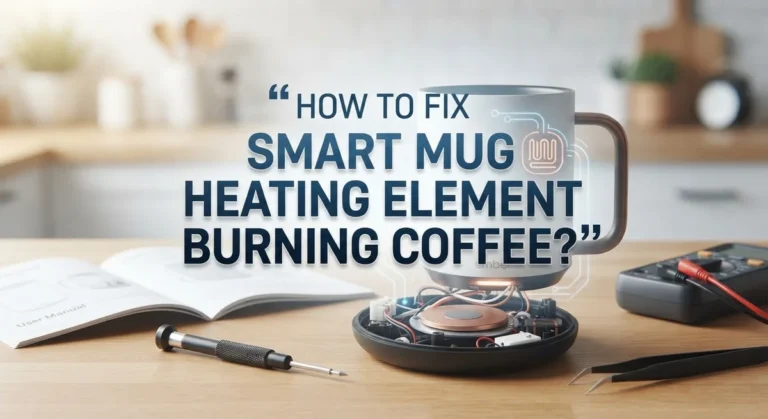 How To Fix Smart Mug Heating Element Burning Coffee?