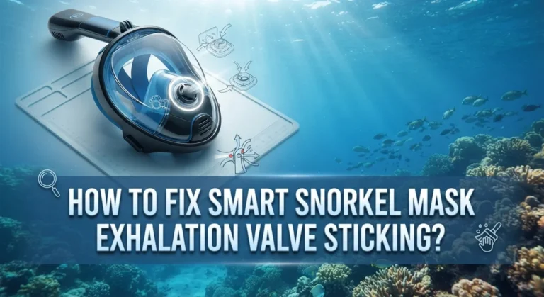 How To Fix Smart Snorkel Mask Exhalation Valve Sticking?