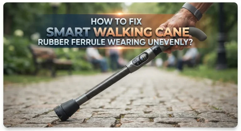 How To Fix Smart Walking Cane Rubber Ferrule Wearing Unevenly?