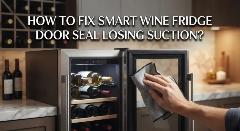 How To Fix Smart Wine Fridge Door Seal Losing Suction?