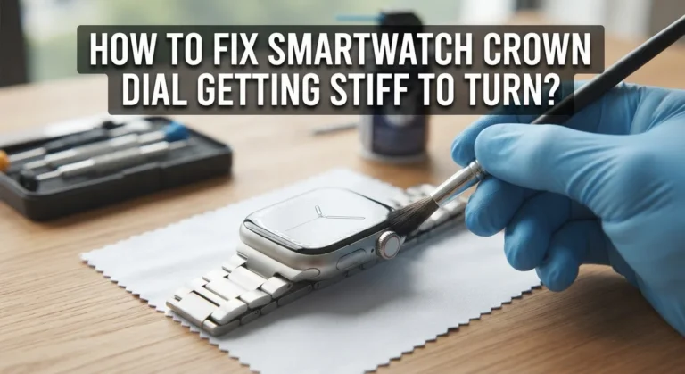 How To Fix Smartwatch Crown Dial Getting Stiff To Turn?