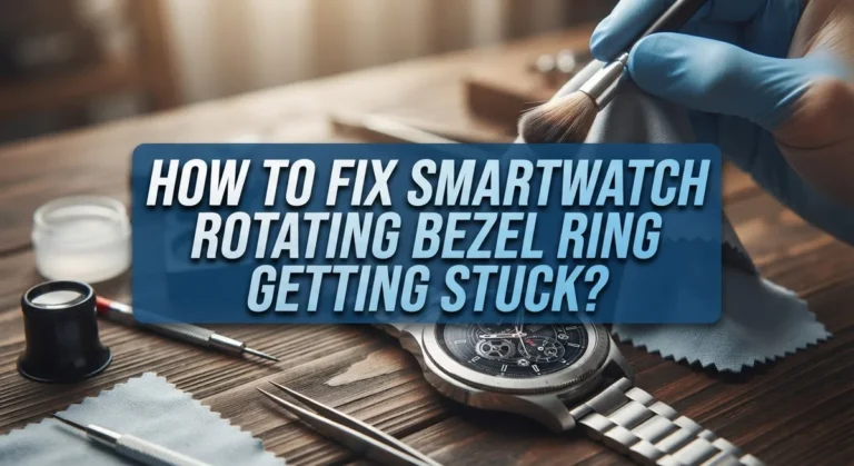 How To Fix Smartwatch Rotating Bezel Ring Getting Stuck?