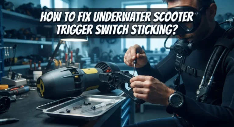 How To Fix Underwater Scooter Trigger Switch Sticking?