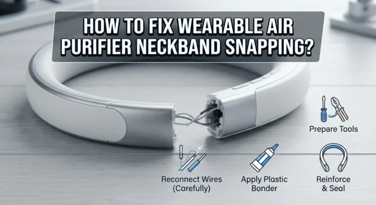 How To Fix Wearable Air Purifier Neckband Snapping?