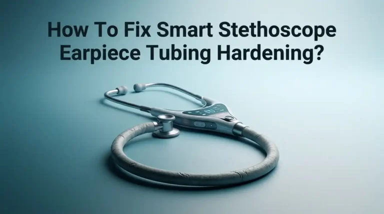 How To Fix Smart Stethoscope Earpiece Tubing Hardening?