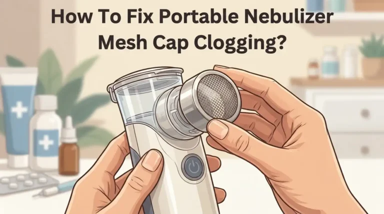 How To Fix Portable Nebulizer Mesh Cap Clogging?